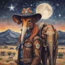 Grace the cowgirl fox