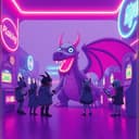 Neon Lights and Dragon Fights