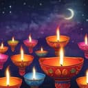 દિવાળી પ્રેમ દીવાઓ