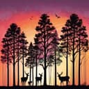 A fox and a wolf and the lion cub orphan 