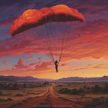 Parachutes of Many Troops