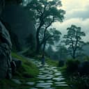 En Tierras de Asturias. Autor: A.A.Mc.V