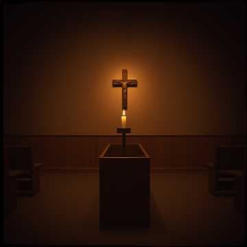 Jesus at the mega church 