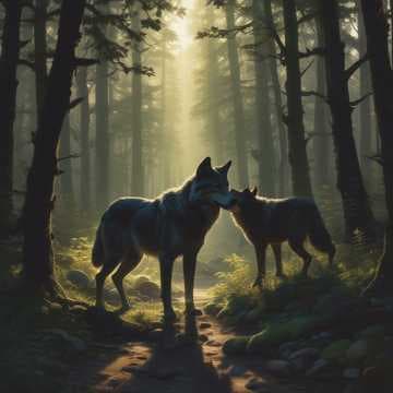 The wolf who eat the little boys 