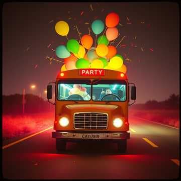 Julian’s 18 Party Bus!