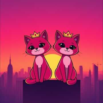 raspberry cat bosses in love