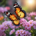 Mariposa que vuelas por la vida. Autor: A.A.Mc.V