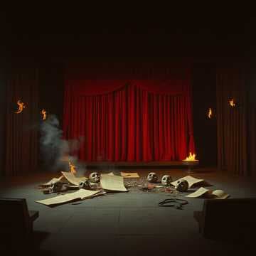 The play before the dead audience 