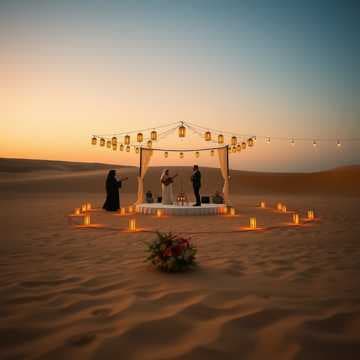 فرحة البدو بالسيل