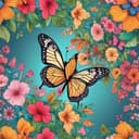 Mariposa que vuelas por la vida. Autor: A.A.Mc.V