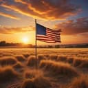 Тризуб та флаг 