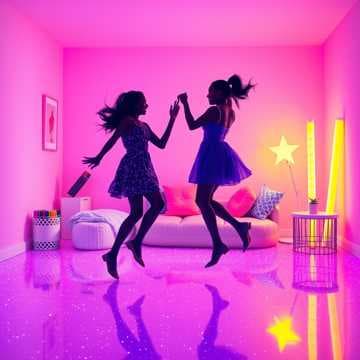 Linnéa & Lillie i Discohavet