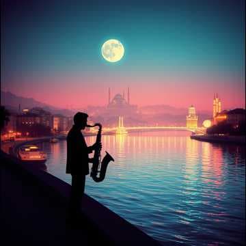 Saxophone in the Balkan Night