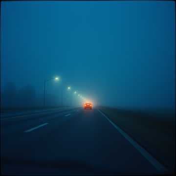 Nuit Silencieuse sur Route