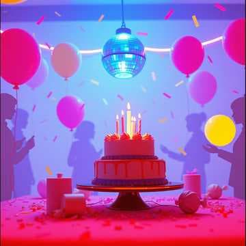 Baterias de Festa Neon