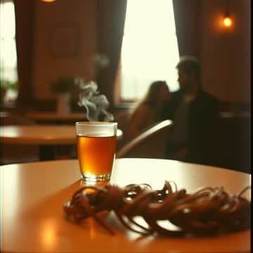 چای سرد روی میز